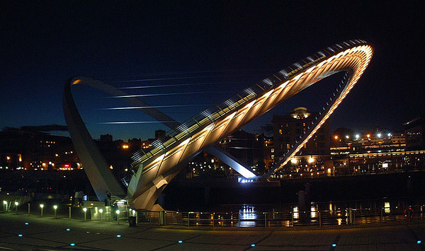 Пешеходный Мост Миллениум в Гейтсхеде