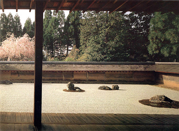 Сад камней Рёандзи в Киото