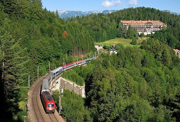 Земмерингская железная дорога в Австрии
