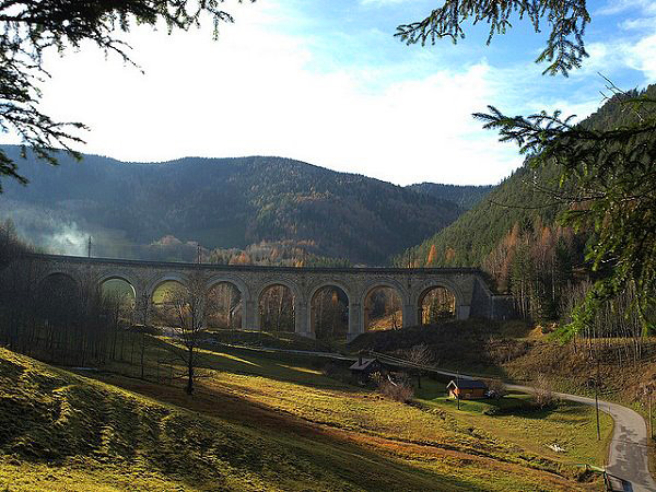 Земмерингская железная дорога в Австрии