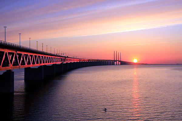Эресуннский мост-тоннель между Данией и Швецией