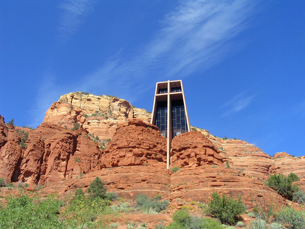 Часовня Chapel In The Rock в Аризоне