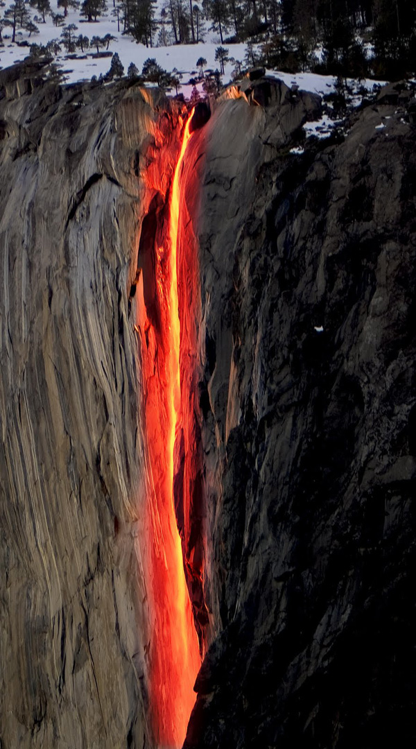 Огненный водопад Лошадиный хвост