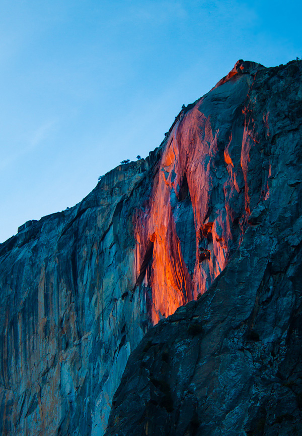 Огненный водопад Лошадиный хвост