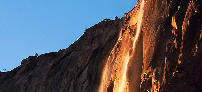 Огненный водопад Лошадиный хвост (7 фото)