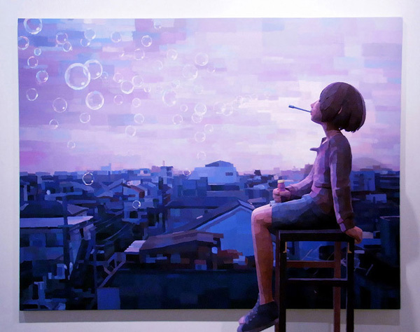 Шинтаро Охата и его объемные картины