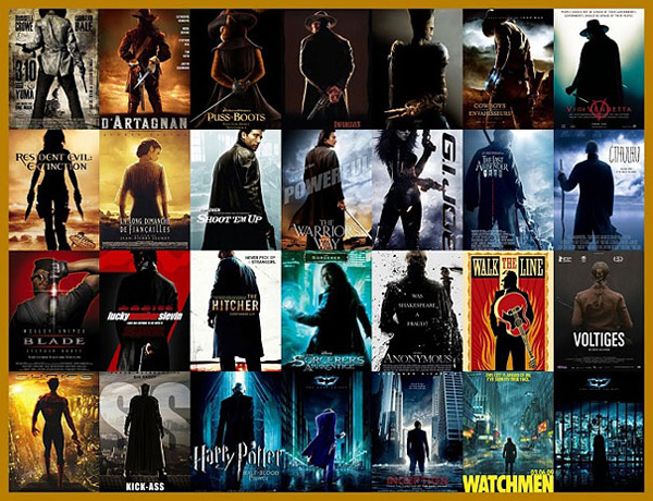 Стереотипы в дизайне постеров к фильмам