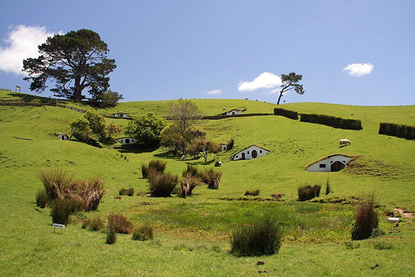 Деревня Хоббитон в Новой Зеландии
