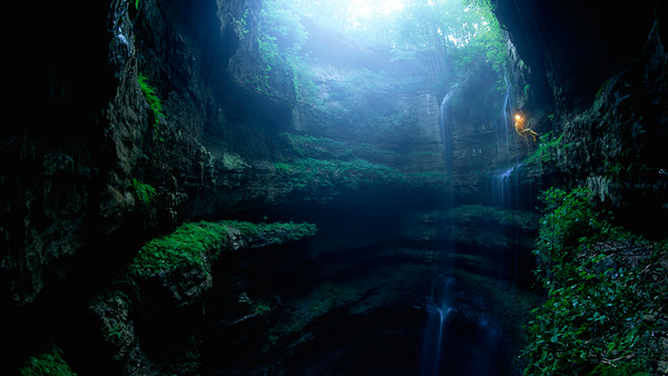 Пещера Ласточек в Мексике