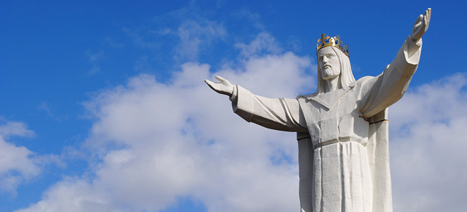 Статуя Христа Царя в Польше (3 фото)
