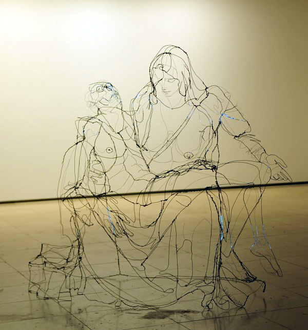 Дэвид Оливейра и его скульптуры-рисунки