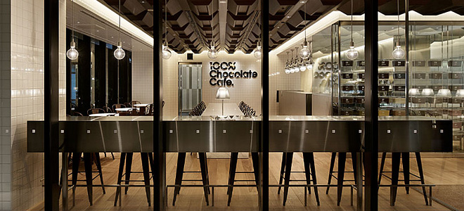 100% шоколадное кафе в Токио (9 фото)