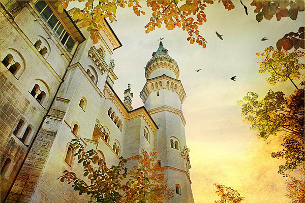 Замок Нойшванштайн в Баварии