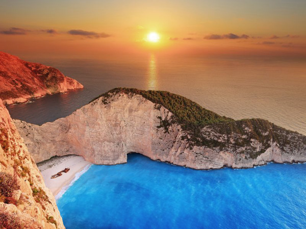 Самая красивая бухта Греции Навагио