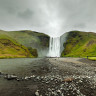 Водопад Скоугафосс в Исландии